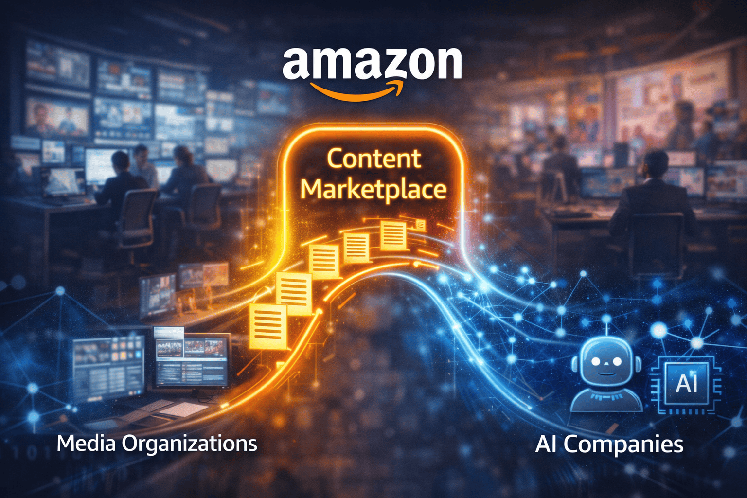 Amazon Wants to Be the Middleman Between Journalism and AI — A Marketplace Is the Play
