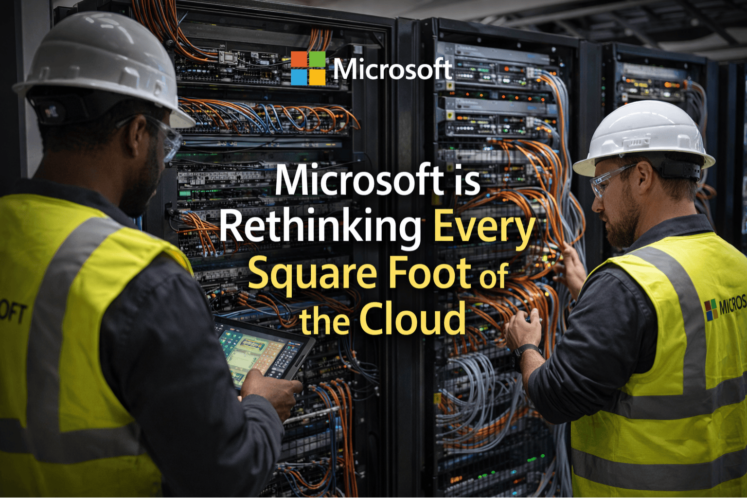 Microsoft Is Rethinking Every Square Foot of the Cloud